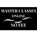 Online – master classes – No Fee