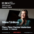 Masterclass EuroArtsAcademy with Prof. Biliana Tzinlikova, Piano