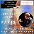 Daniele Petralia - Piano Master Class in Chaville, PARIS (France)