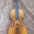 Violin made by Loránd Rácz, in Netherland (the luthier was likely of Hungarian origin) in 1917.