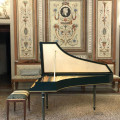 Harpsicord Bizzi Studio, 8+8, transposition, green.