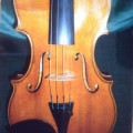 Stolen violin with 2 bows in shaped violin case in TGV at Gare De l'Est Paris on 20 July 2013
