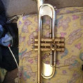 Taylor Chicago Custom trumpet raw brass, unlacquered serial number 917