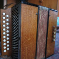 Hohner C/F melodeon, pressed wood, , ,