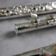 Lillian Burkart Professional Flute – .018" Sterling Silver – 14k Gold Riser, , , , , 