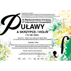 9th International Puławy & Violin Competition in Puławy, Poland