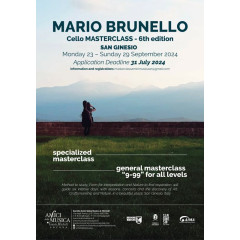 Mario Brunello Masterclass di Violoncello