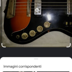 Basso Elettrico Hofner modello 185 deluxe del 1961,