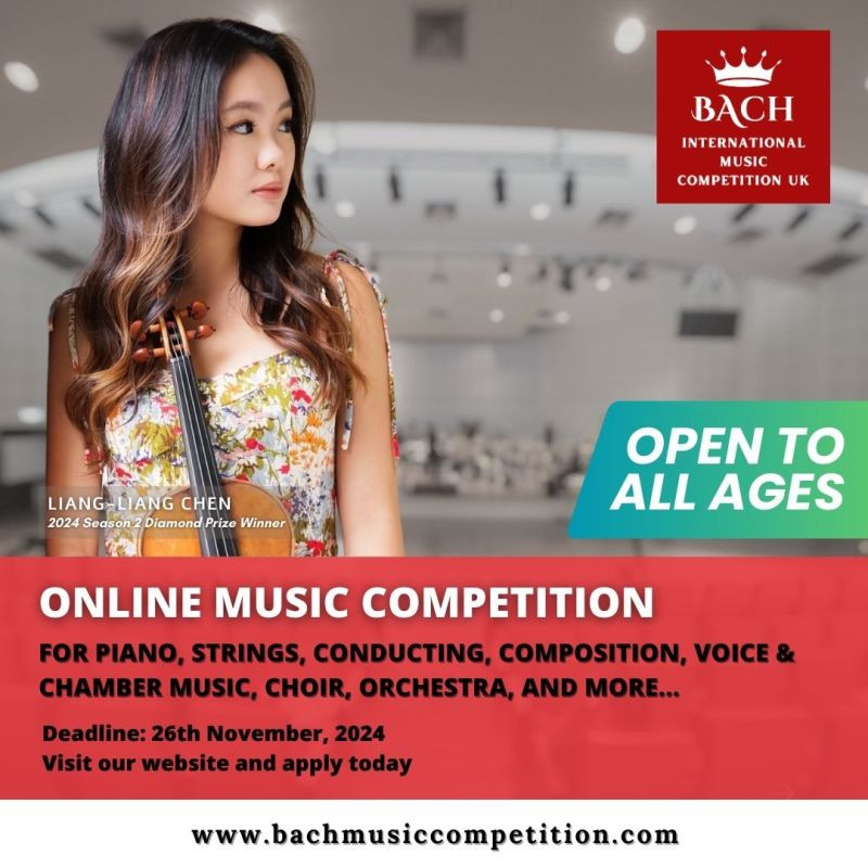 Competition 11th Bach International Music Competition UK