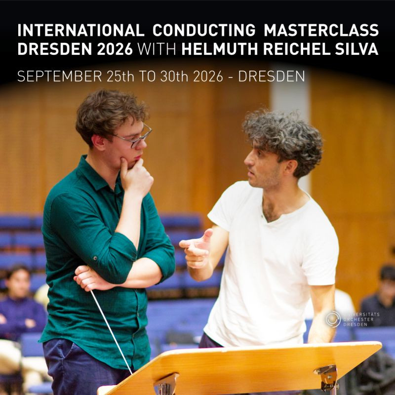 Cursillo/Masterclass: International Conducting Masterclass Dresden 2026