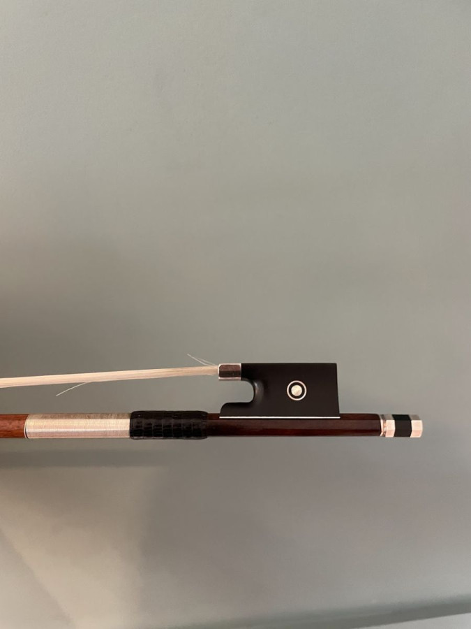 Instrument Sale: A Full Size Violin Bow - Stamped Lamy a Paris